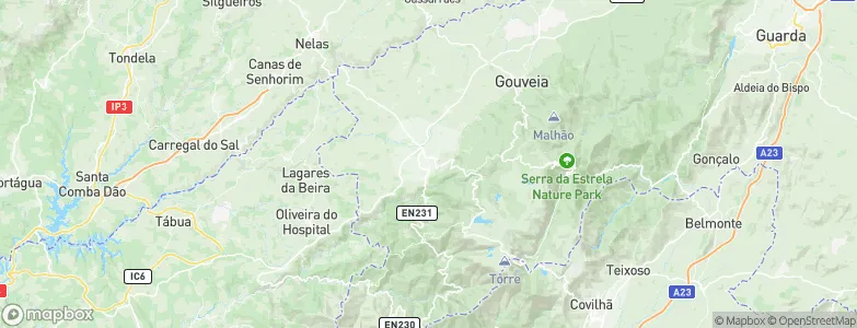 Seia, Portugal Map