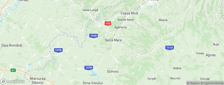 Şeíca Mare, Romania Map