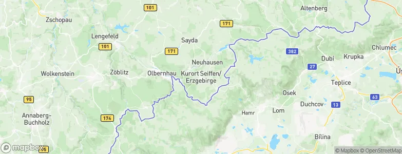 Seiffen, Germany Map