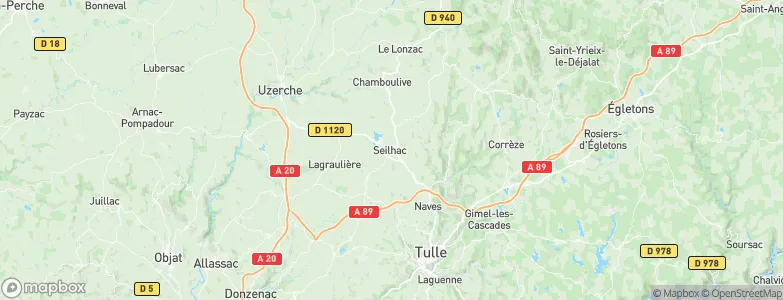 Seilhac, France Map
