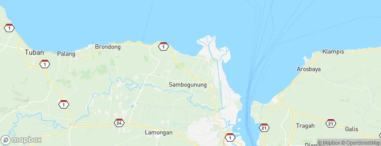 Sekapuk, Indonesia Map