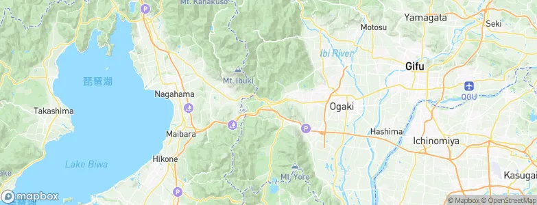 Sekigahara, Japan Map