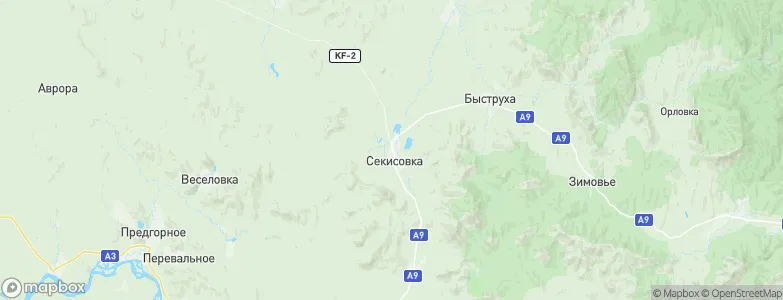 Sekisovka, Kazakhstan Map