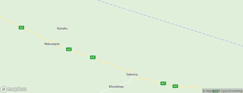 Sekoma, Botswana Map