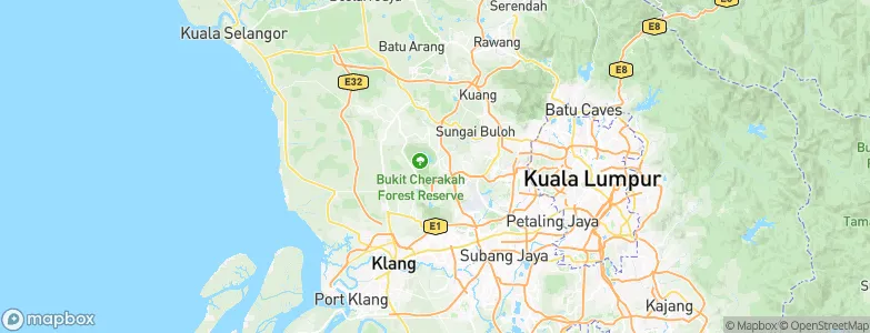 Selangor, Malaysia Map