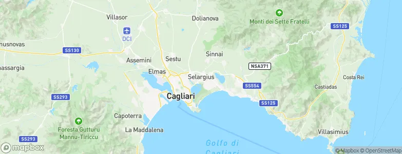 Selargius, Italy Map