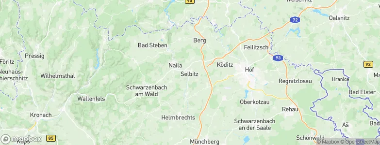 Selbitz, Germany Map