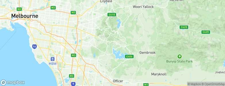 Selby, Australia Map