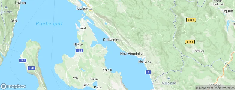 Selce, Croatia Map
