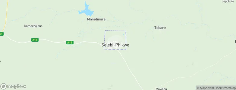Selebi-Phikwe, Botswana Map