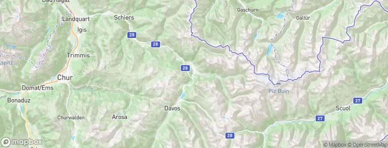 Selfranga, Switzerland Map