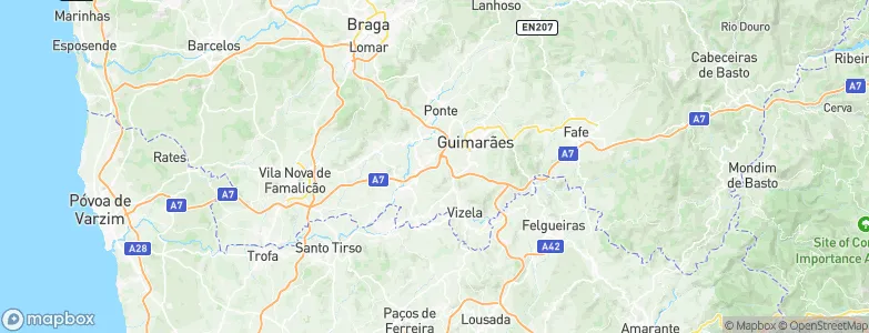 Selho, Portugal Map