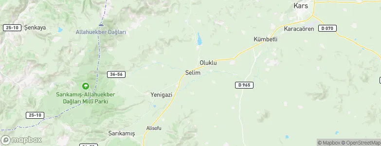 Selim, Turkey Map