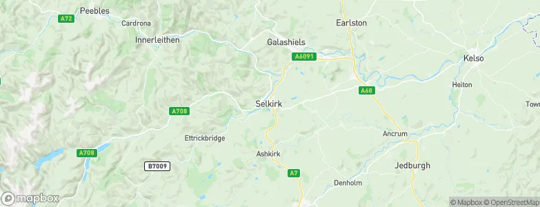 Selkirk, United Kingdom Map