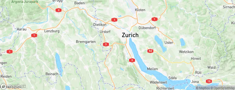 Sellenbüren, Switzerland Map