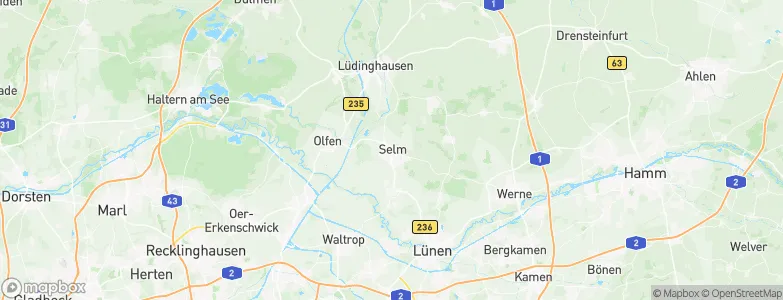 Selm, Germany Map