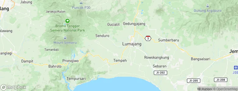 Selokambang, Indonesia Map