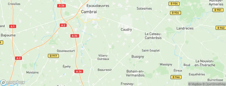 Selvigny, France Map