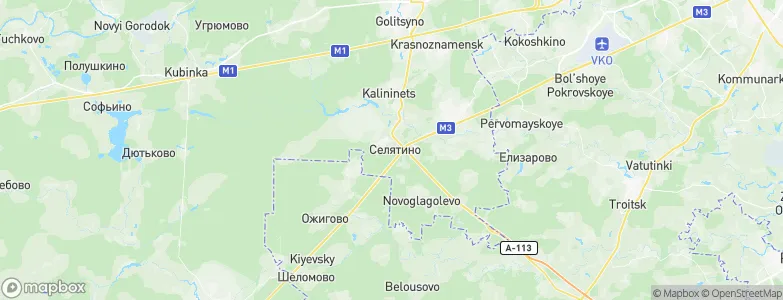 Selyatino, Russia Map