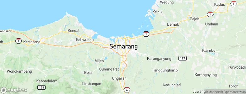 Semarang, Indonesia Map