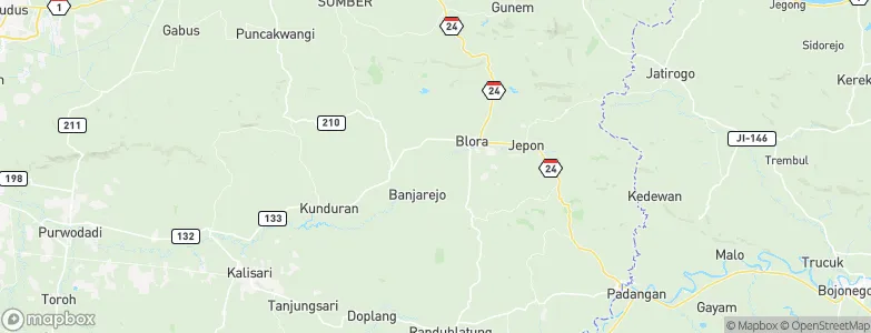Sembungin, Indonesia Map