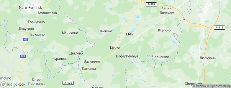Semënkovo, Russia Map