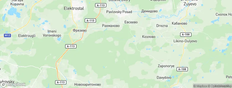 Semënovo, Russia Map