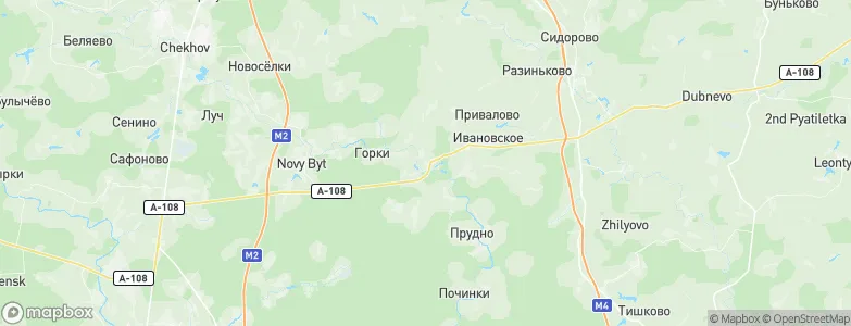 Semënovskoye, Russia Map