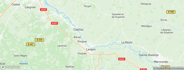 Semens, France Map