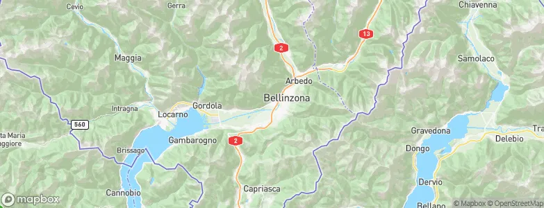 Sementina, Switzerland Map