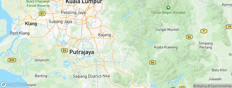 Semenyih, Malaysia Map