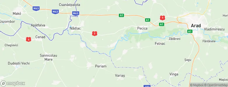 Semlac, Romania Map