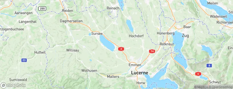 Sempach, Switzerland Map
