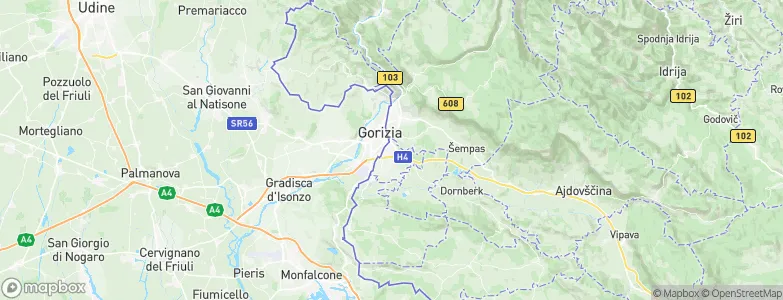 Šempeter pri Gorici, Slovenia Map