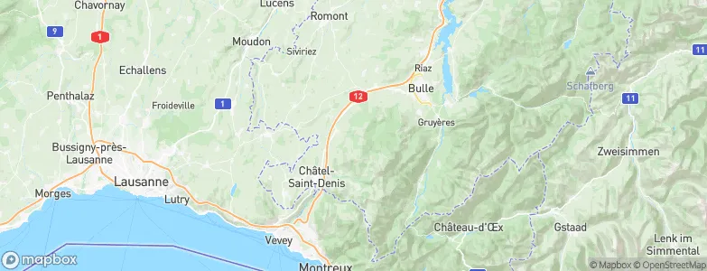 Semsales, Switzerland Map