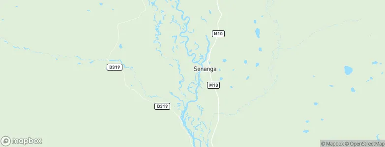 Senanga, Zambia Map