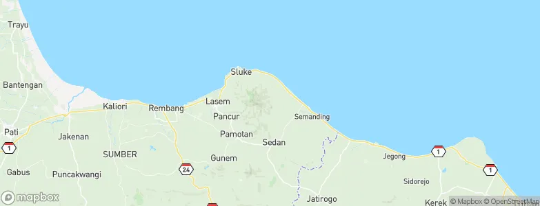 Sendang, Indonesia Map