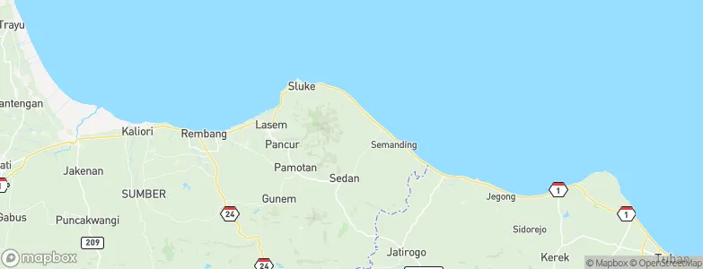 Sendangwaru, Indonesia Map