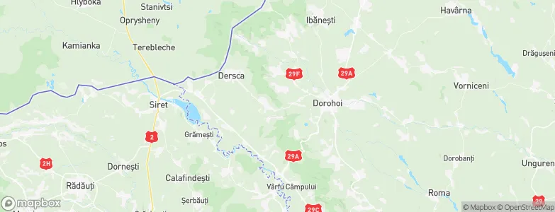 Şendriceni, Romania Map