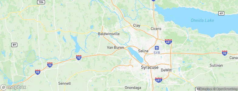 Seneca Knolls, United States Map