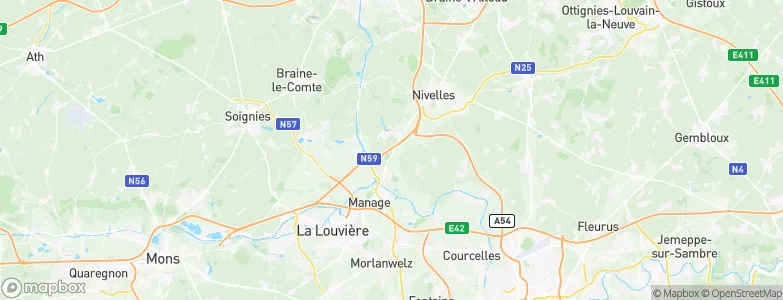 Seneffe, Belgium Map