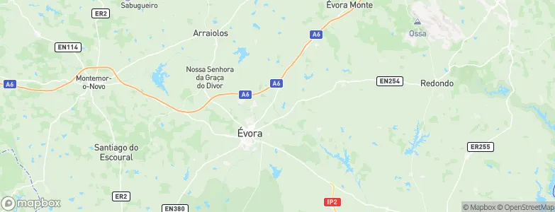 Senhora da Saúde, Portugal Map