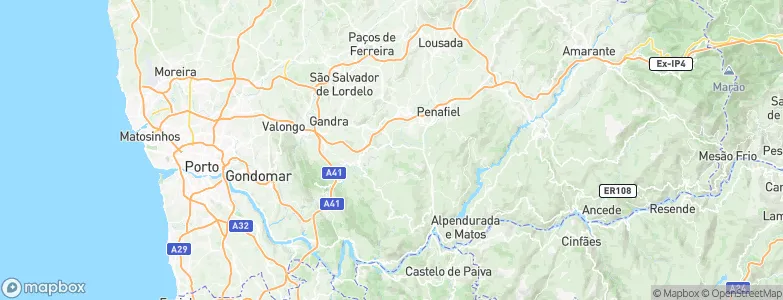 Senhora do Vale, Portugal Map