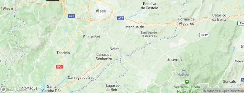 Senhorim, Portugal Map