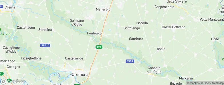 Seniga, Italy Map