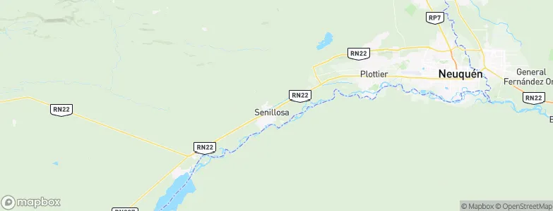Senillosa, Argentina Map