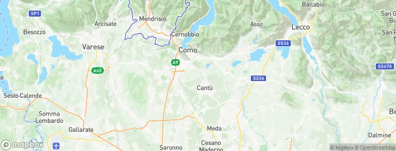 Senna Comasco, Italy Map