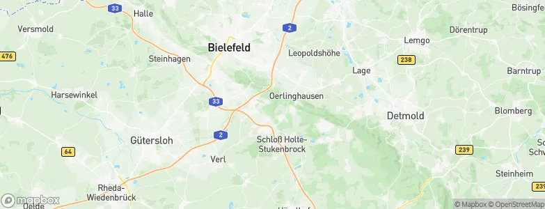 Sennestadt, Germany Map