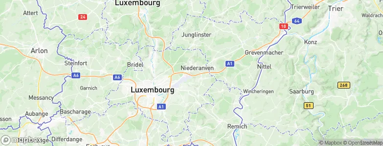 Senningen, Luxembourg Map