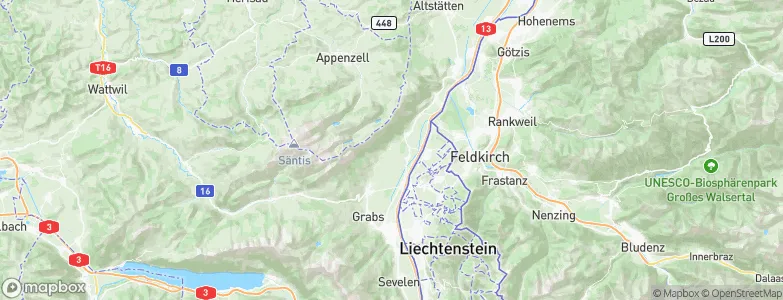 Sennwald, Switzerland Map